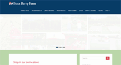 Desktop Screenshot of boxxberryfarm.com